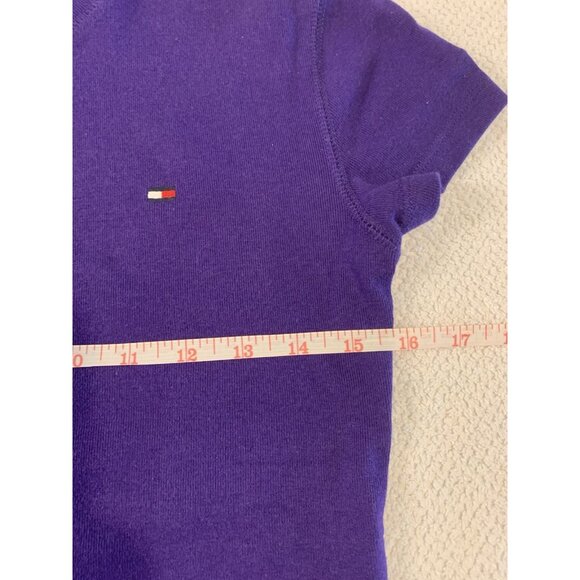 Tommy Hilfiger Purple T-shirt Women’s Small - Picture 5 of 8